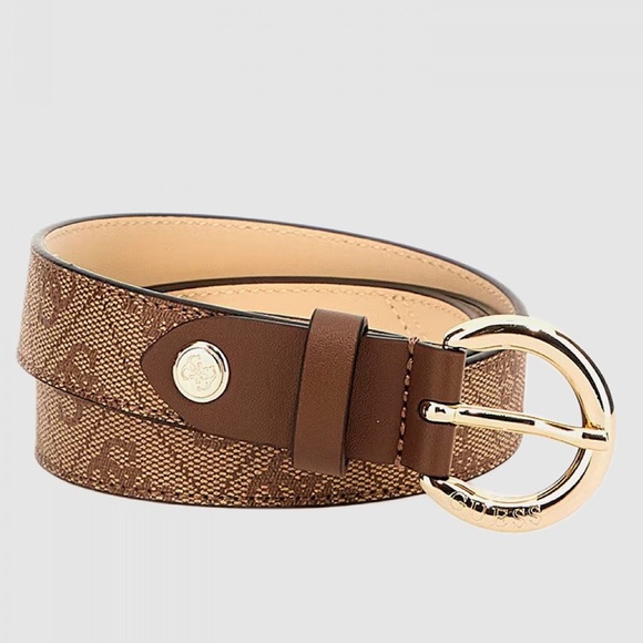 New GUESS Belt Woman Beige - Picture 1 of 4